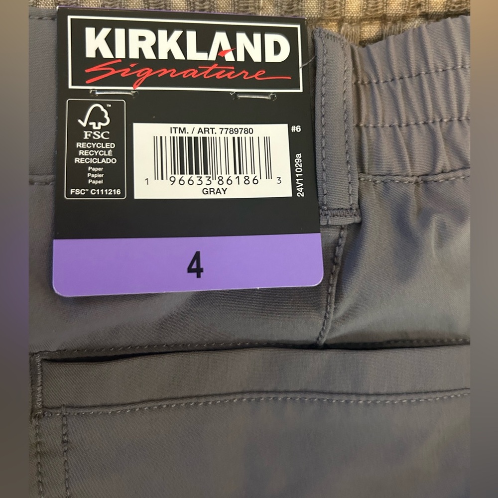Kirkland Signature Grey Travel Pants